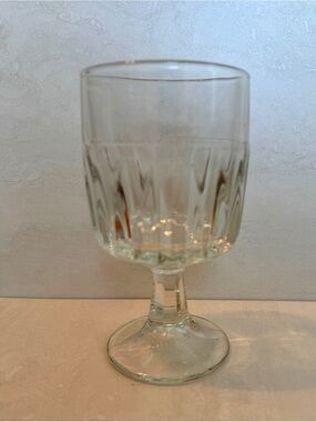Vintage Libbey Duratuff Clear Glass Iced Tea, Water Goblet